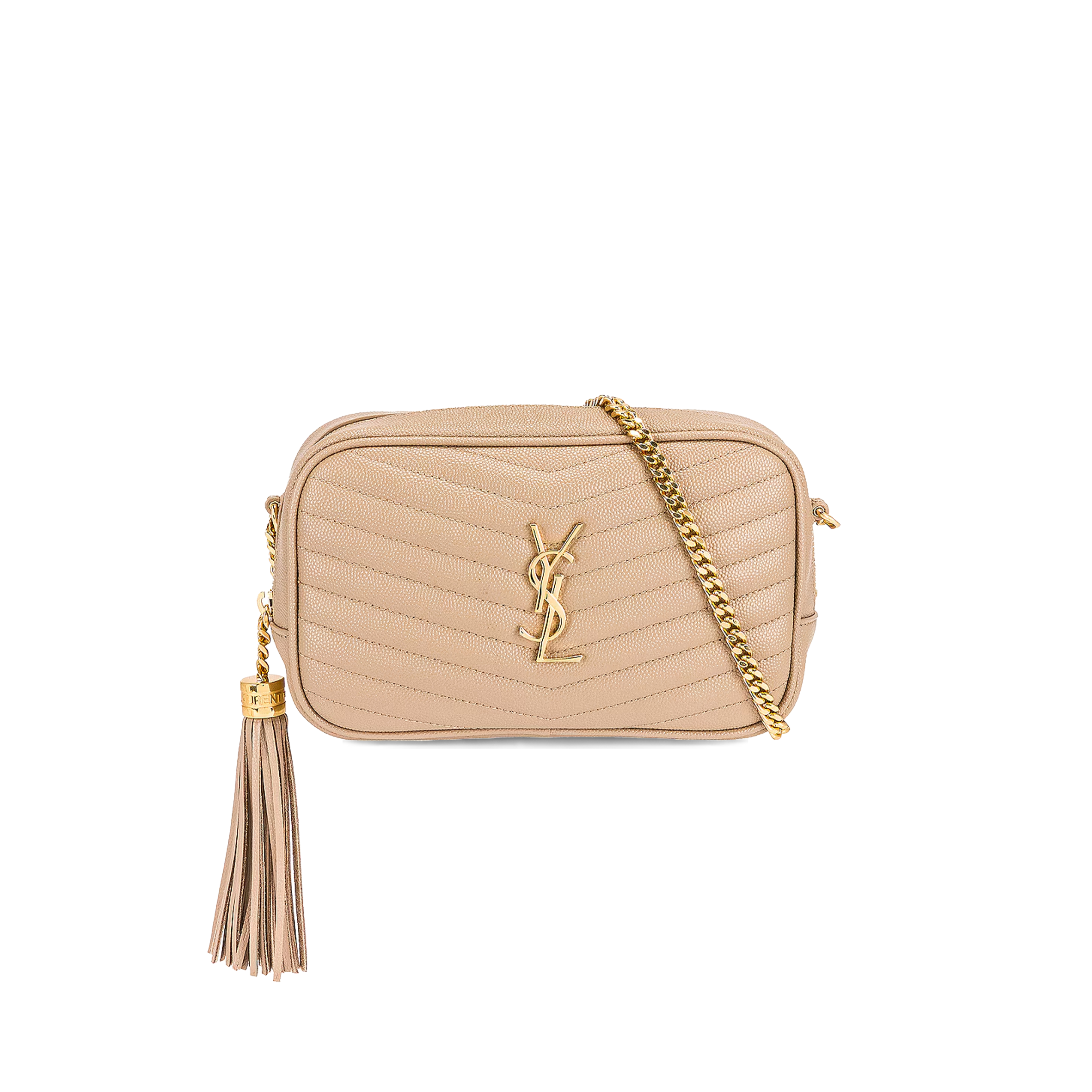 Y*L mini lou grained calfskin logo leather camera bag 6125791gf012721 (19*10.5*5cm)